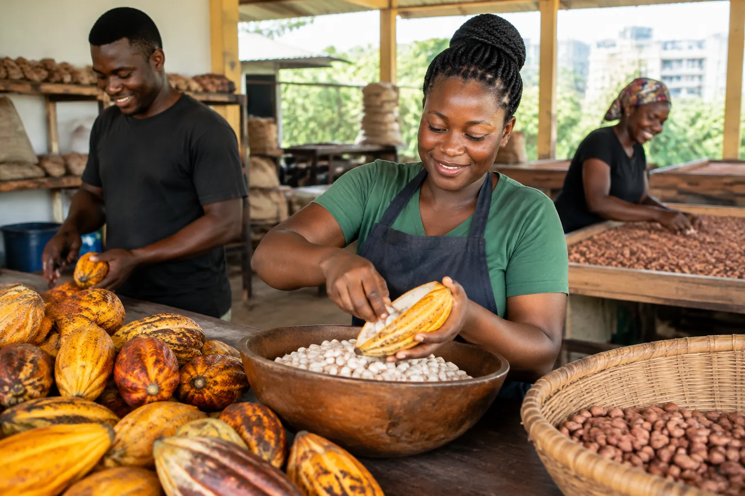 Specialty cocoa farming